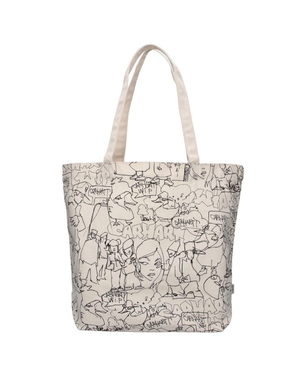 Carhartt White Tote Bag “Blinkerfluid”