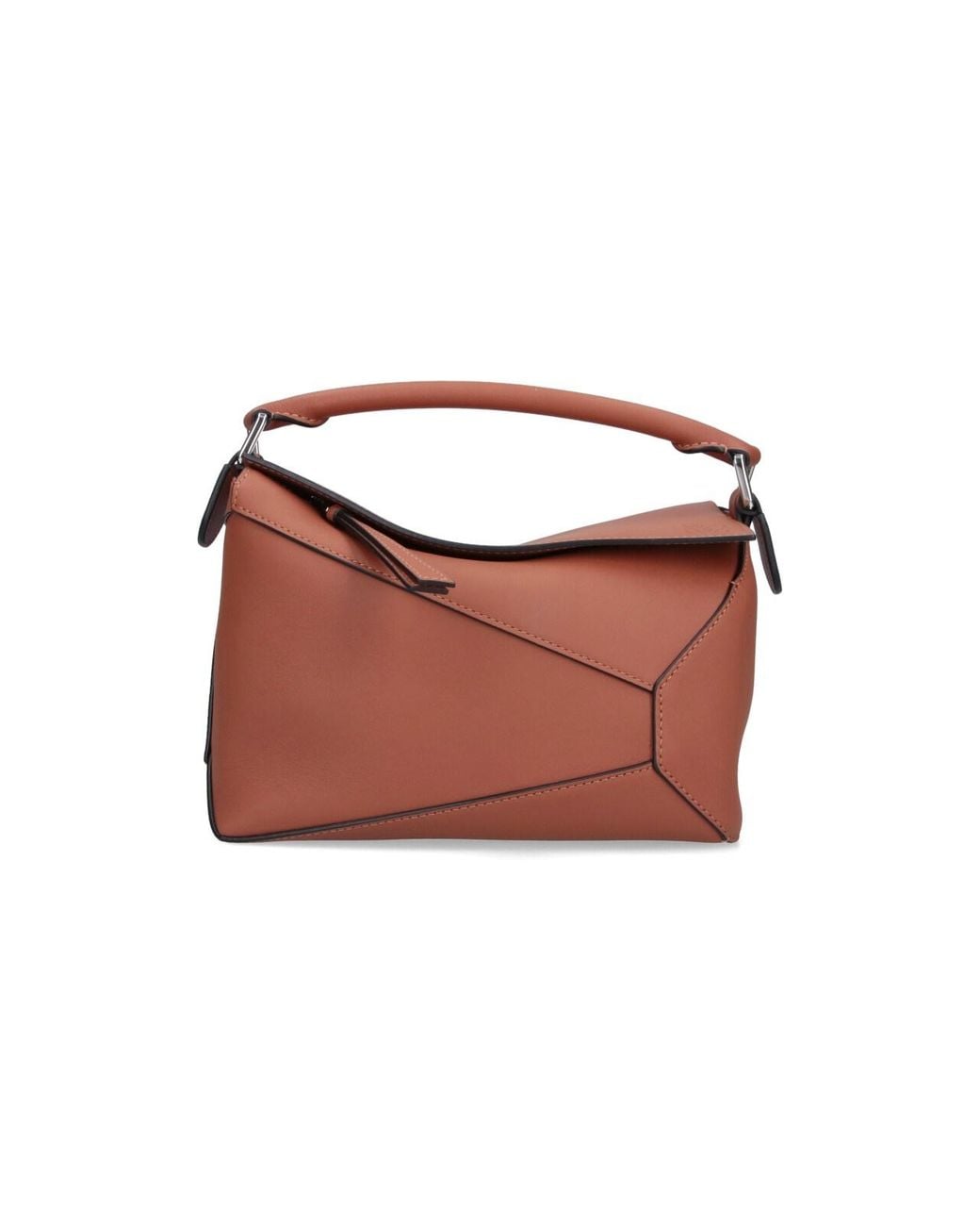 Loewe Brown Small Handbag "Puzzle Edge"