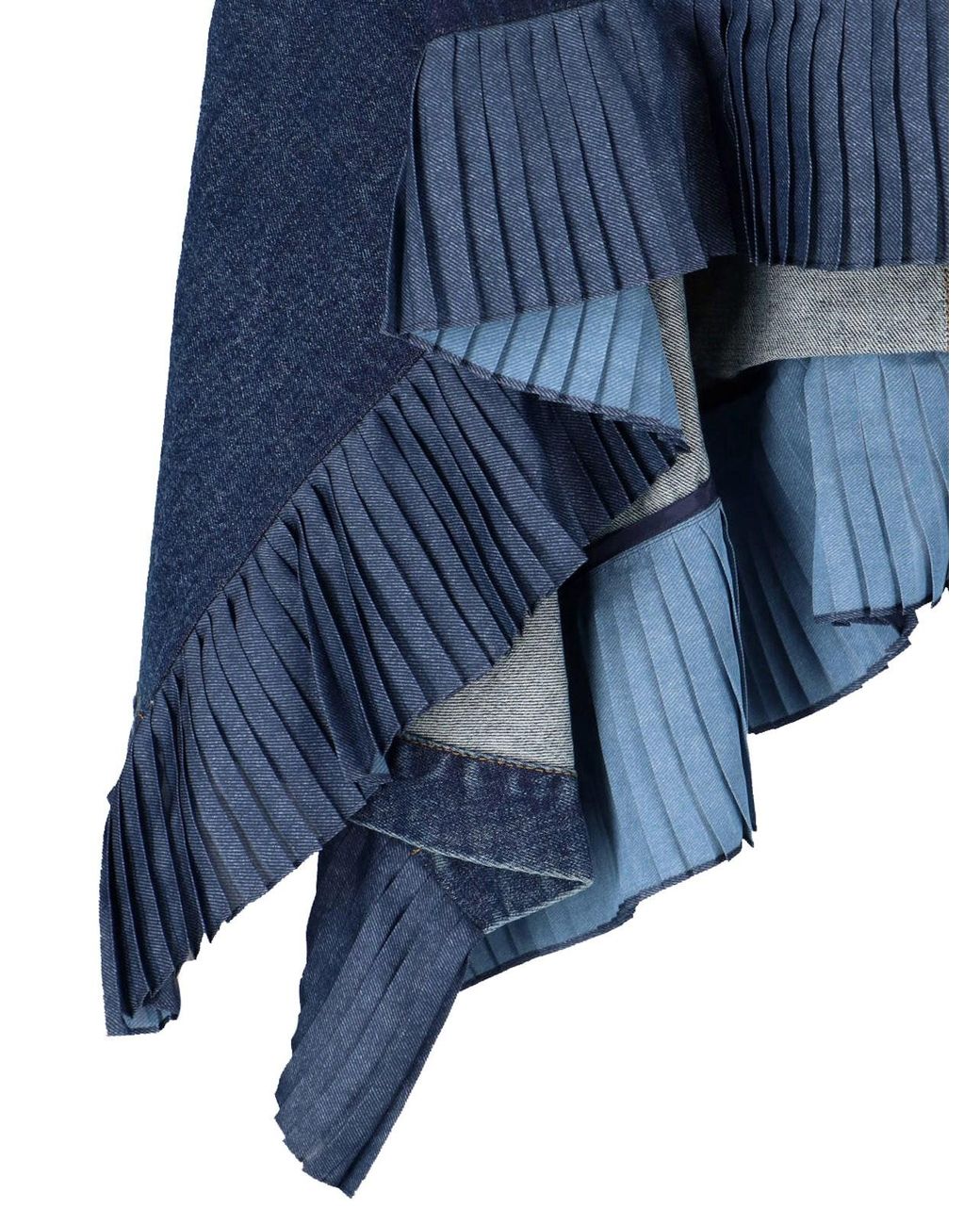 Sacai Blue Skirts Cotton