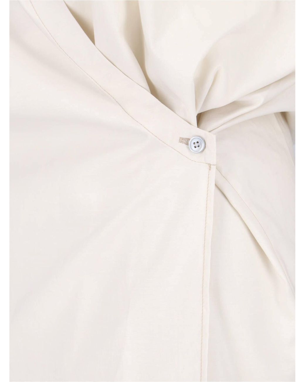 Camicia In Cotone E Seta di Lemaire in White