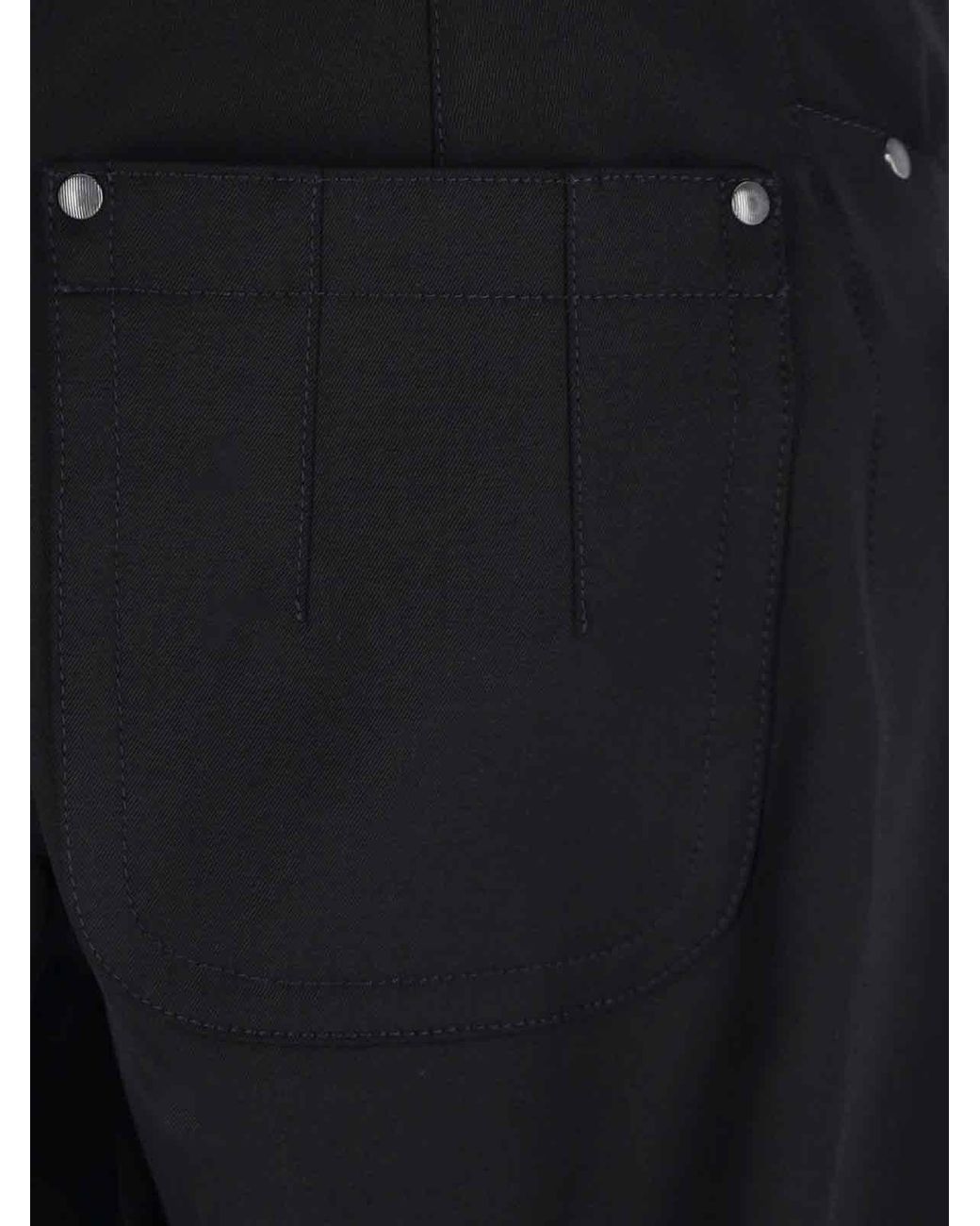 Kiko Kostadinov Black Trousers Virgin Wool for men