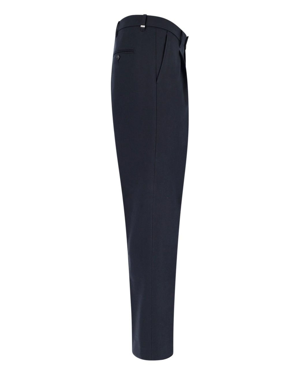 BE ABLE Blue Straight Tailored Trousers for men