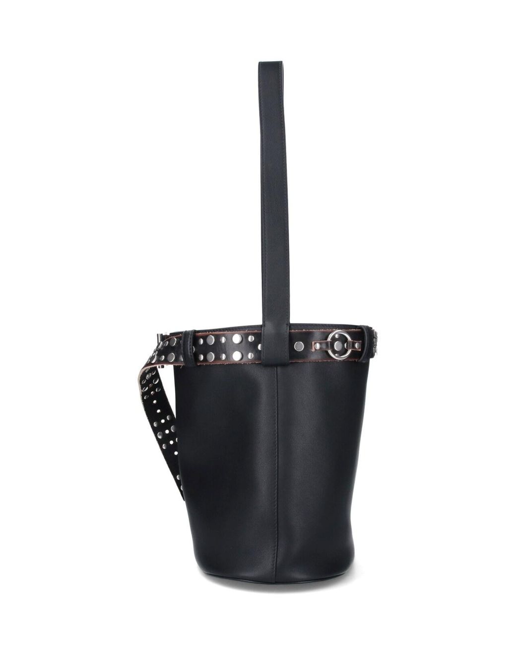 Prada Black "Buckle" Bucket Bag