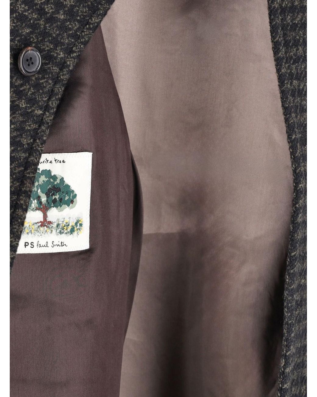 Paul Smith Black Wool-Blend Jacket for men