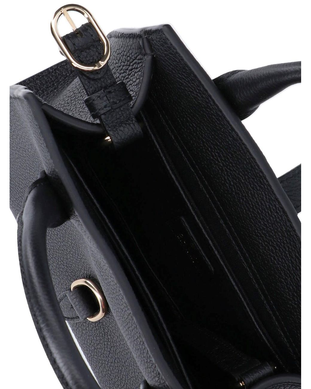 Gucci Black Small Tote Bag With Hook Closure