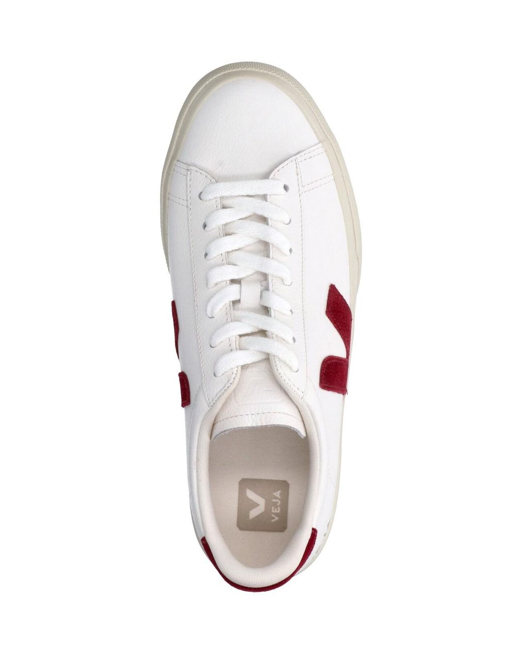 Veja Pink Low-Top Leather Sneakers