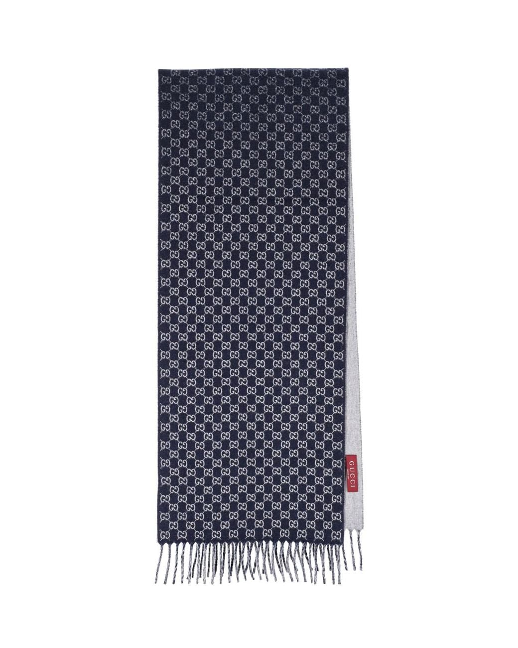 Gucci Blue Scarf "Gg Supreme" for men