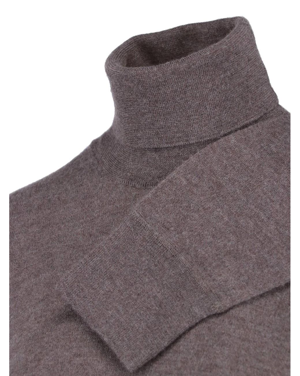 The Row Brown Cashmere Sweater "Lizzy"