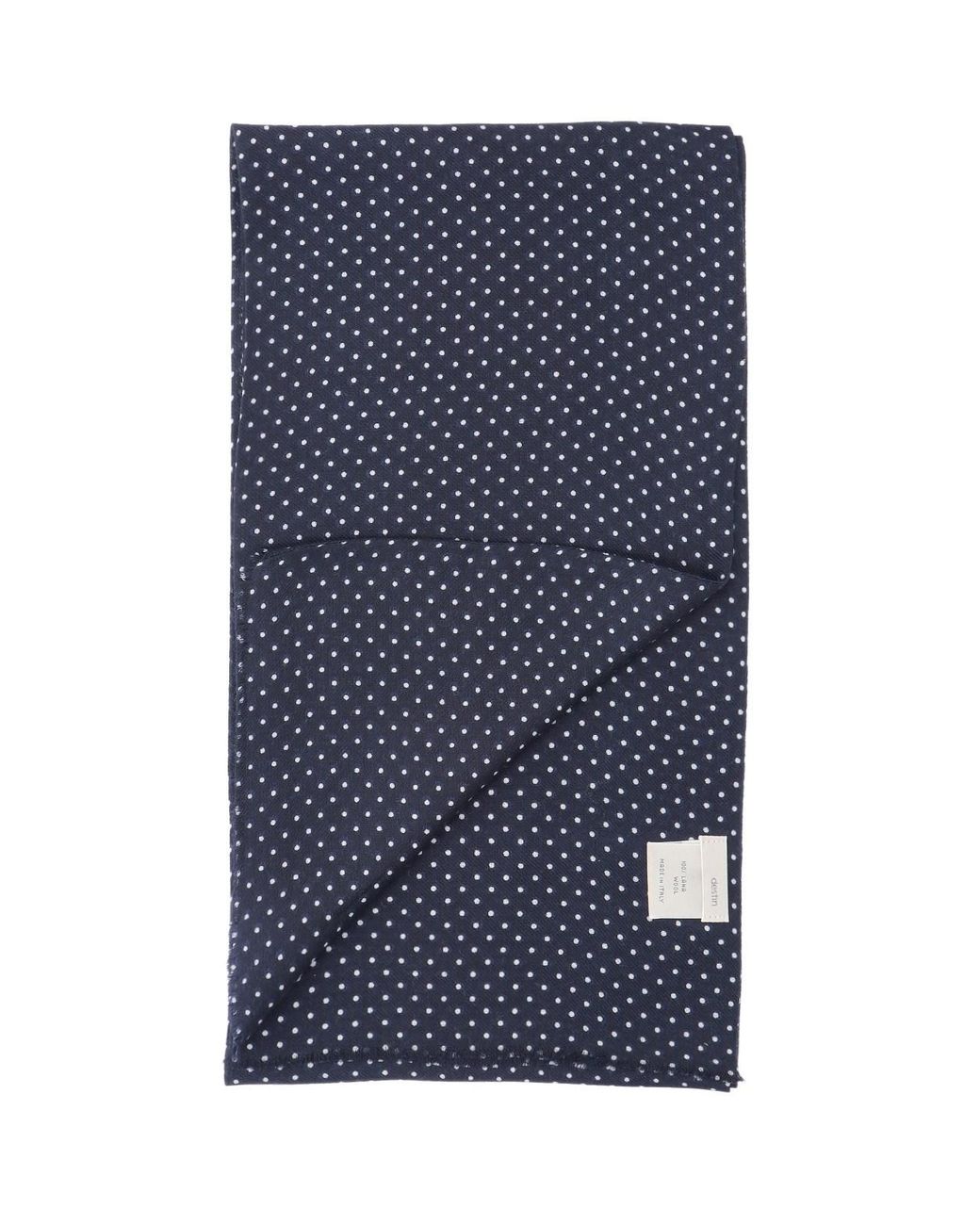 Destin Blue Wool Scarf