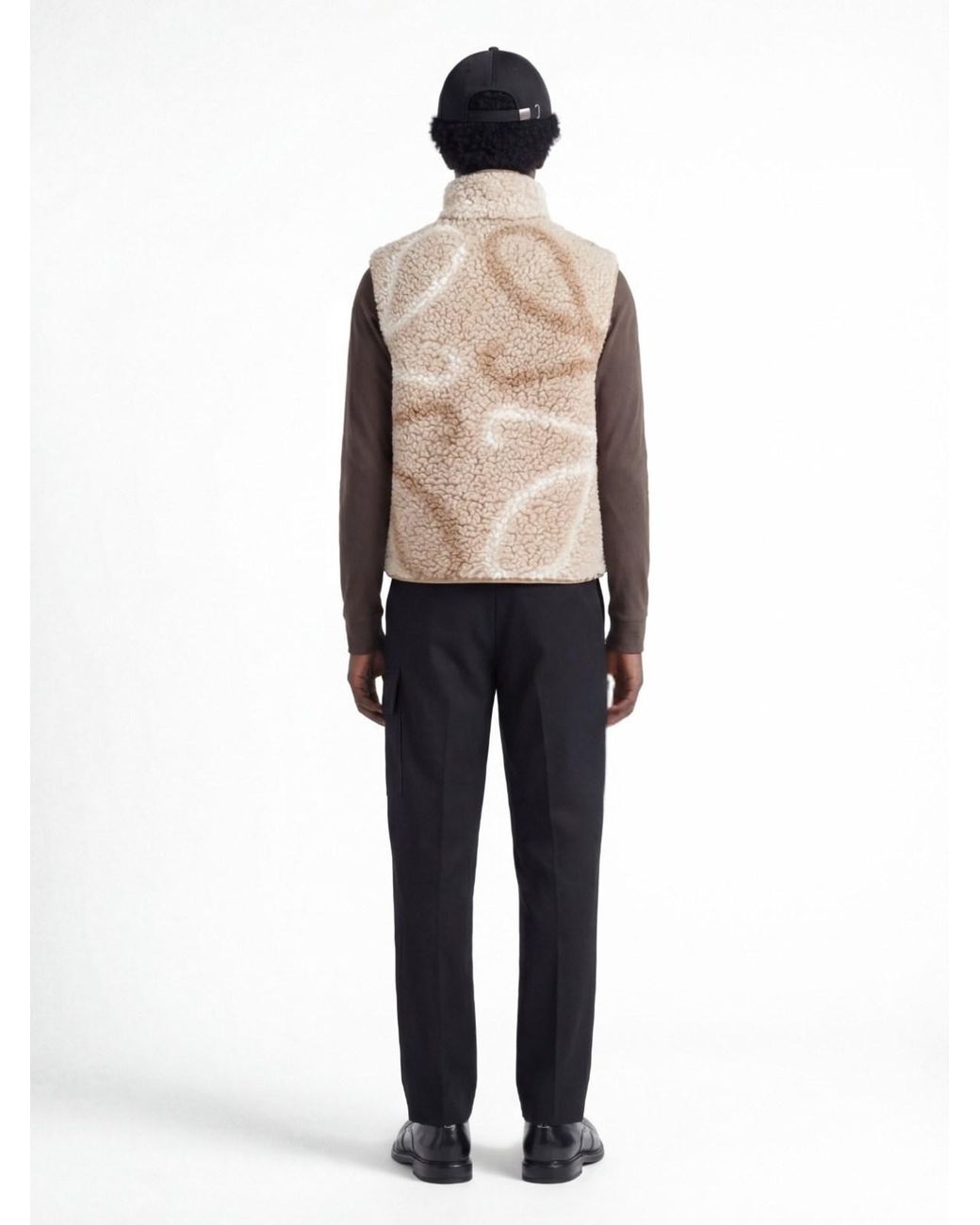 Loewe Natural Fleece Anagram Gilet for men