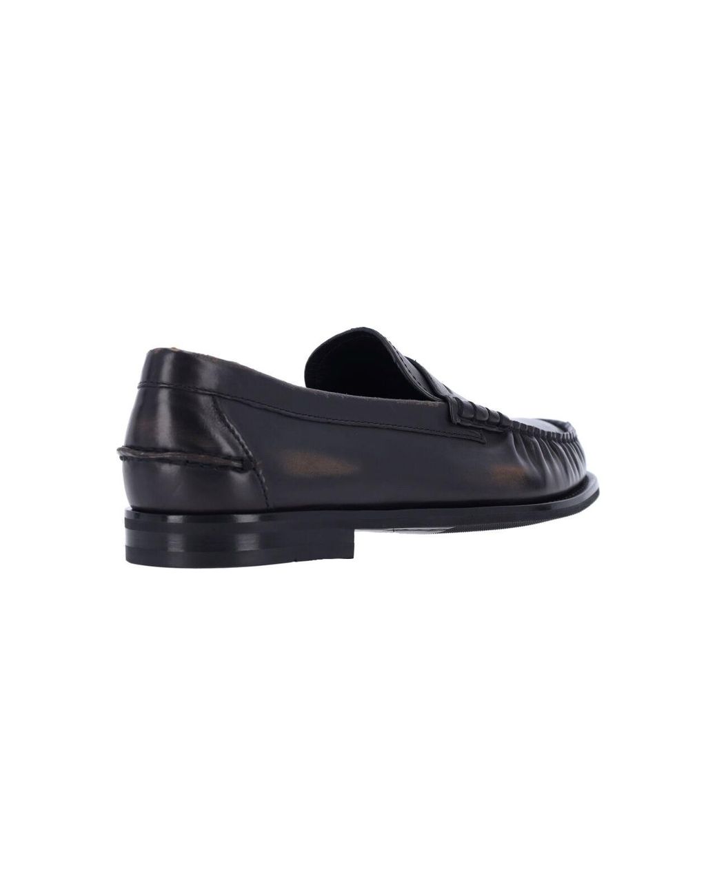 Prada Black Calfskin Loafers for men
