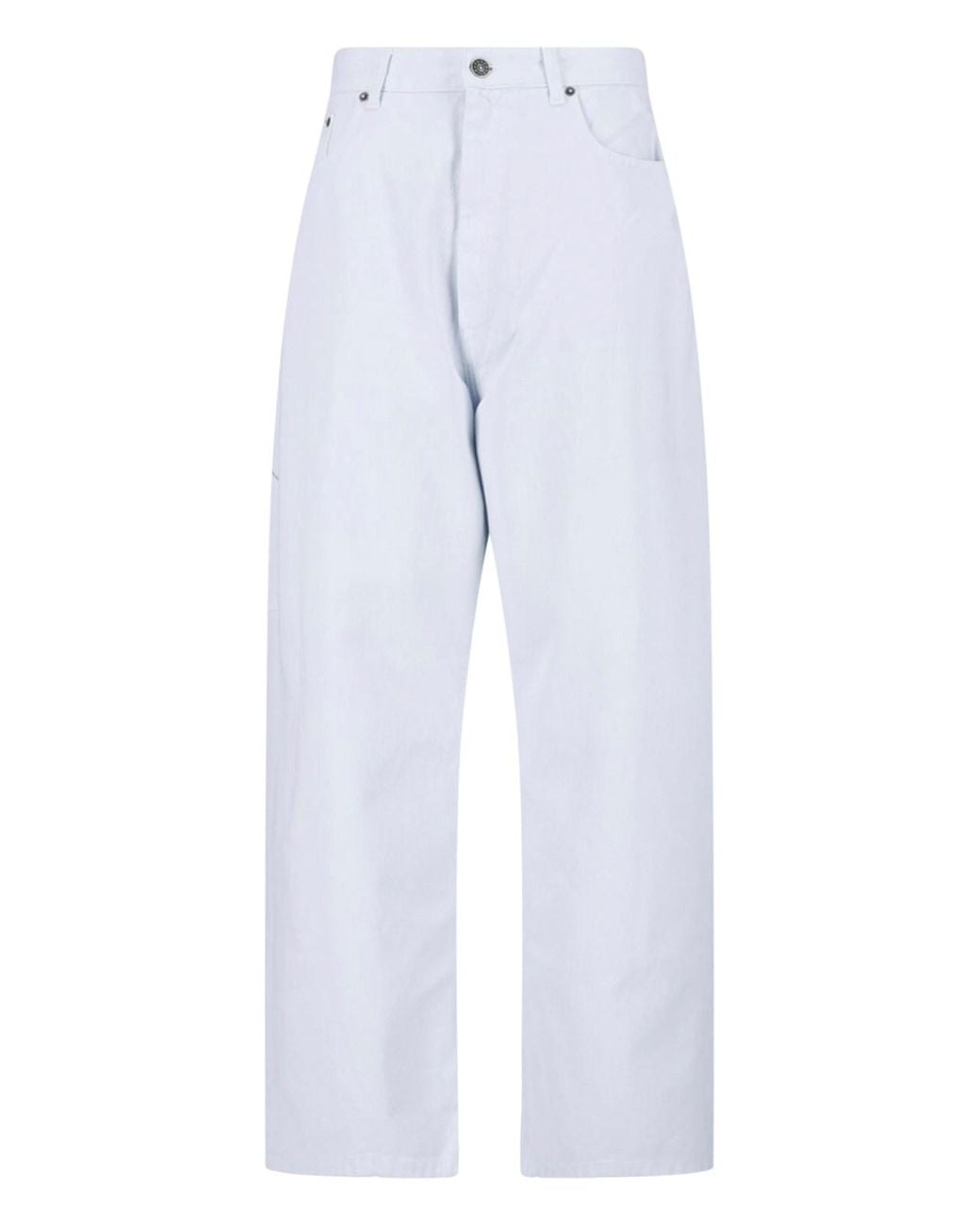 Phoebe Philo Blue Wide Zip Jeans