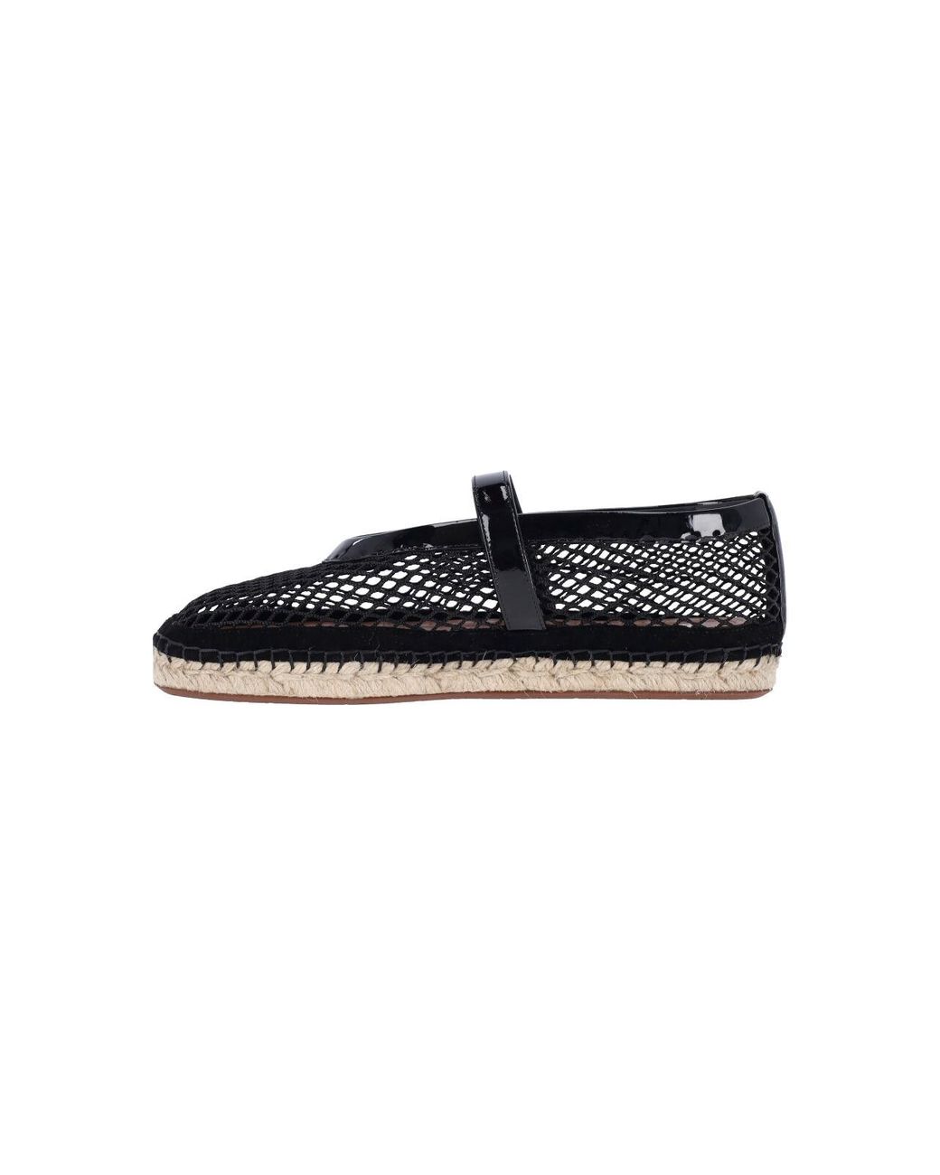 Alaïa Black Mesh Espadrilles
