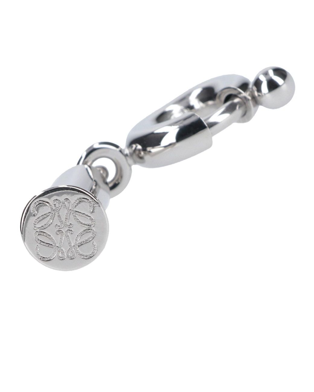 Loewe White Keychain Charm