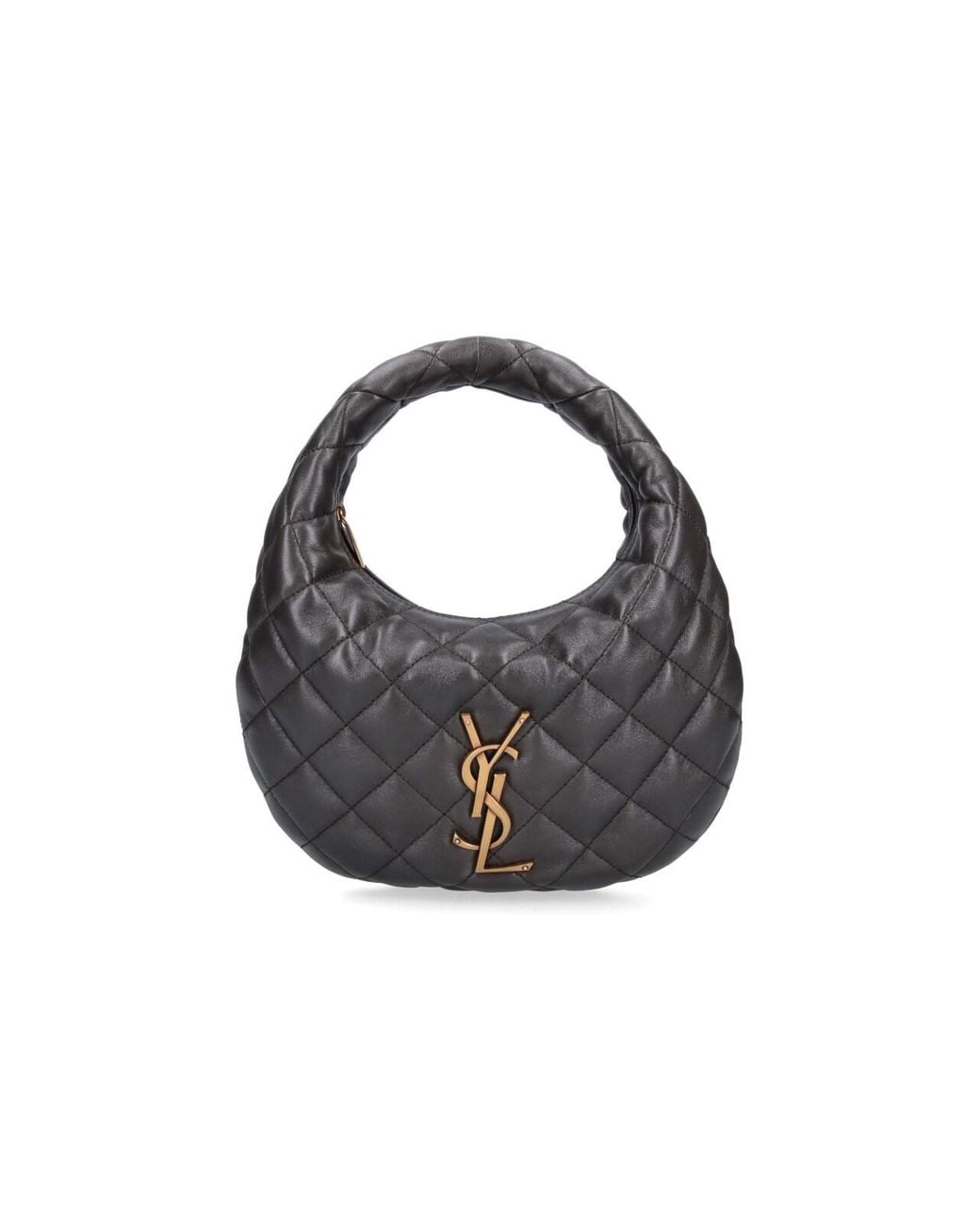Saint Laurent Black Hobo Bag "Icarino"