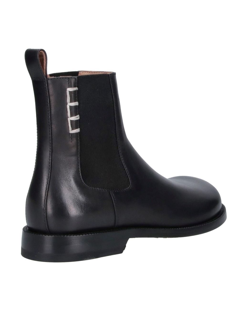 J.W. Anderson Black Leather Ankle Boots "Loafer"