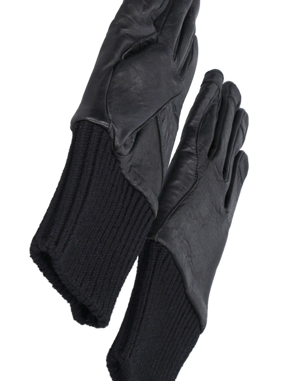 Rick Owens Black Lamb Nappa Gloves for men