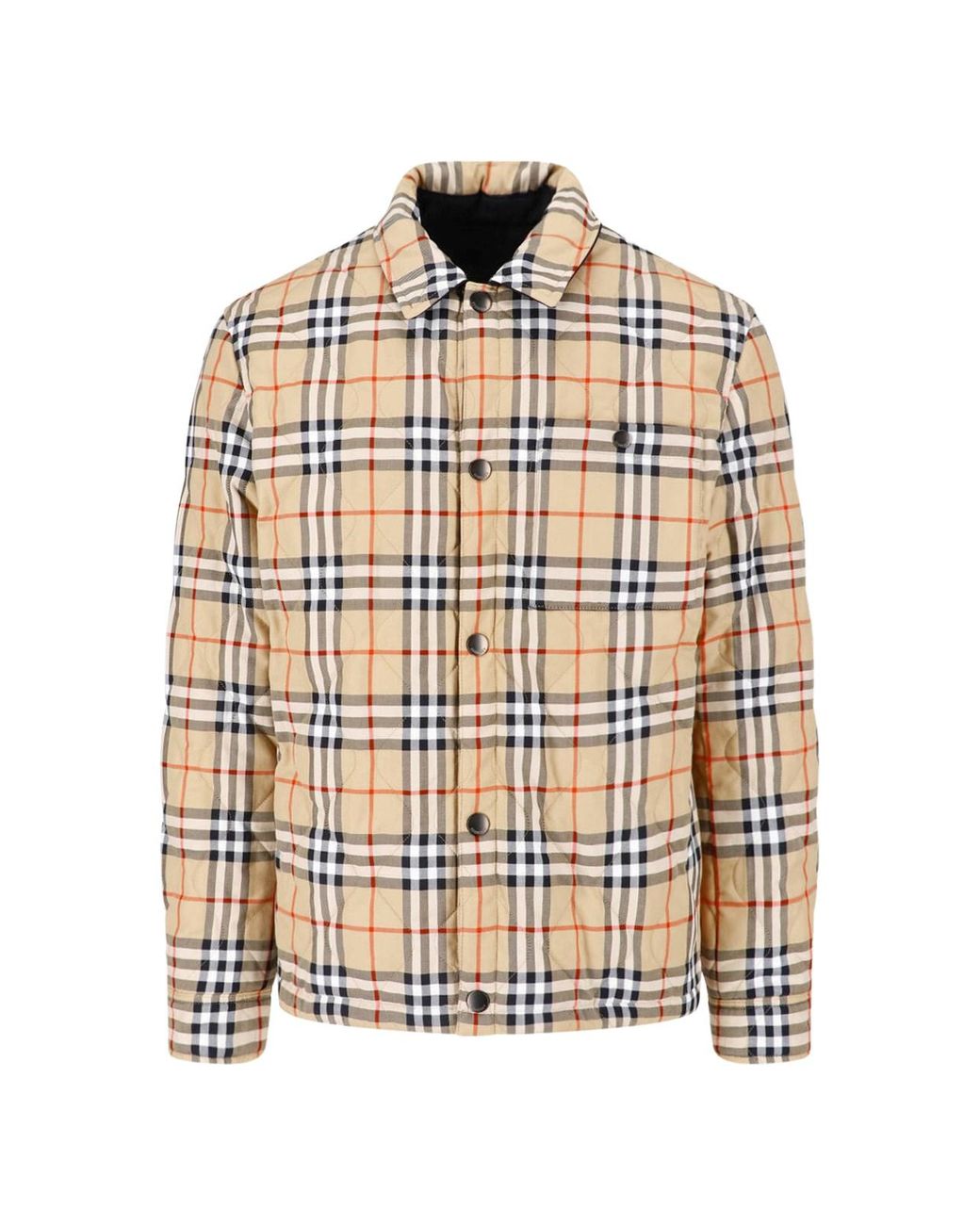 Burberry Blue Polyamide Jacket With Clean, Modern Finish for men