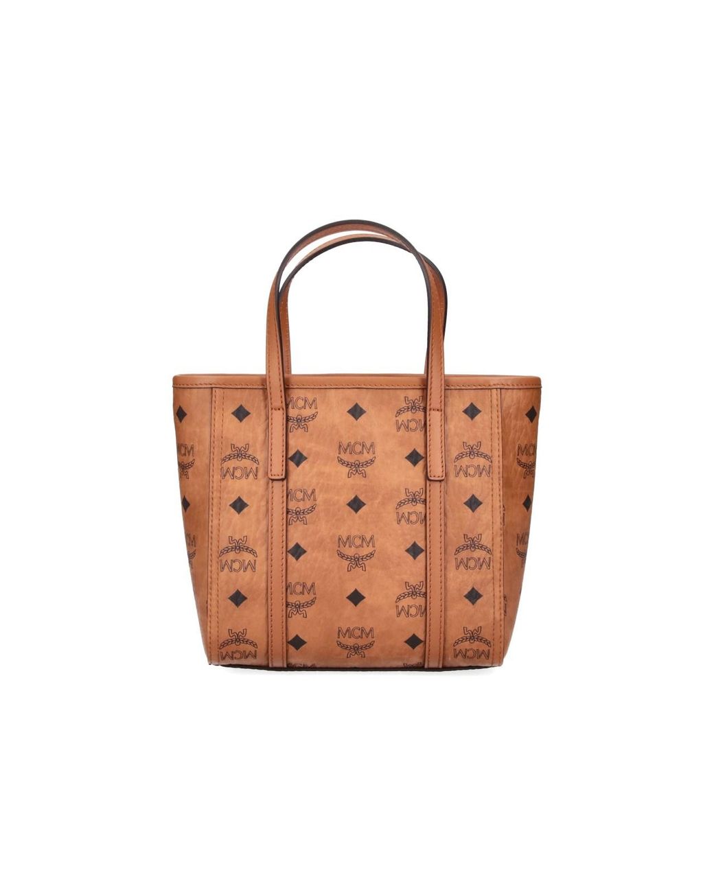 Borsa Tote Mini "Toni" di MCM in Brown