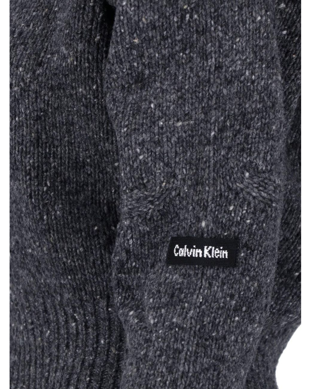 Calvin Klein Blue Wool Blend Sweater
