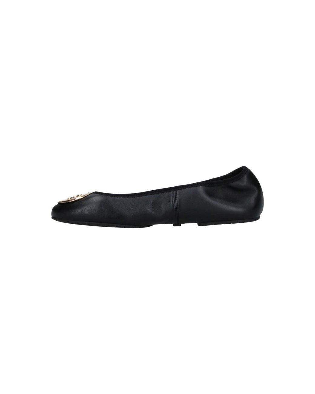 Tory Burch Black “Reva” Ballerinas