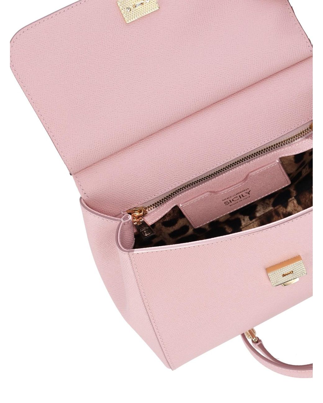 Dolce & Gabbana Pink 'Sicily' Large Handbag