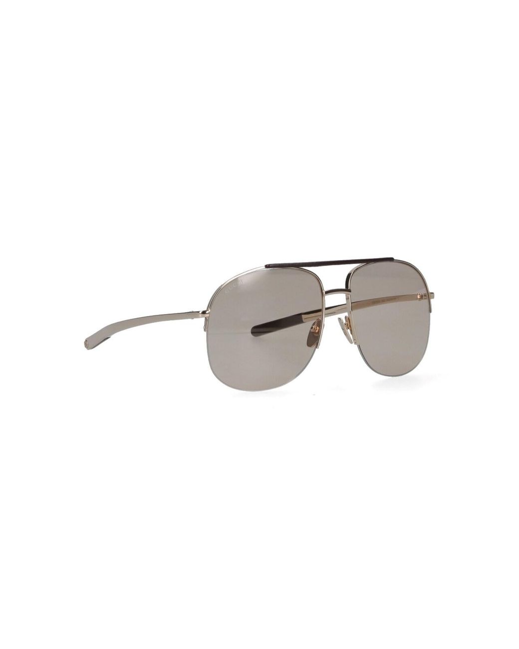 Gucci Gray Navigator Sunglasses