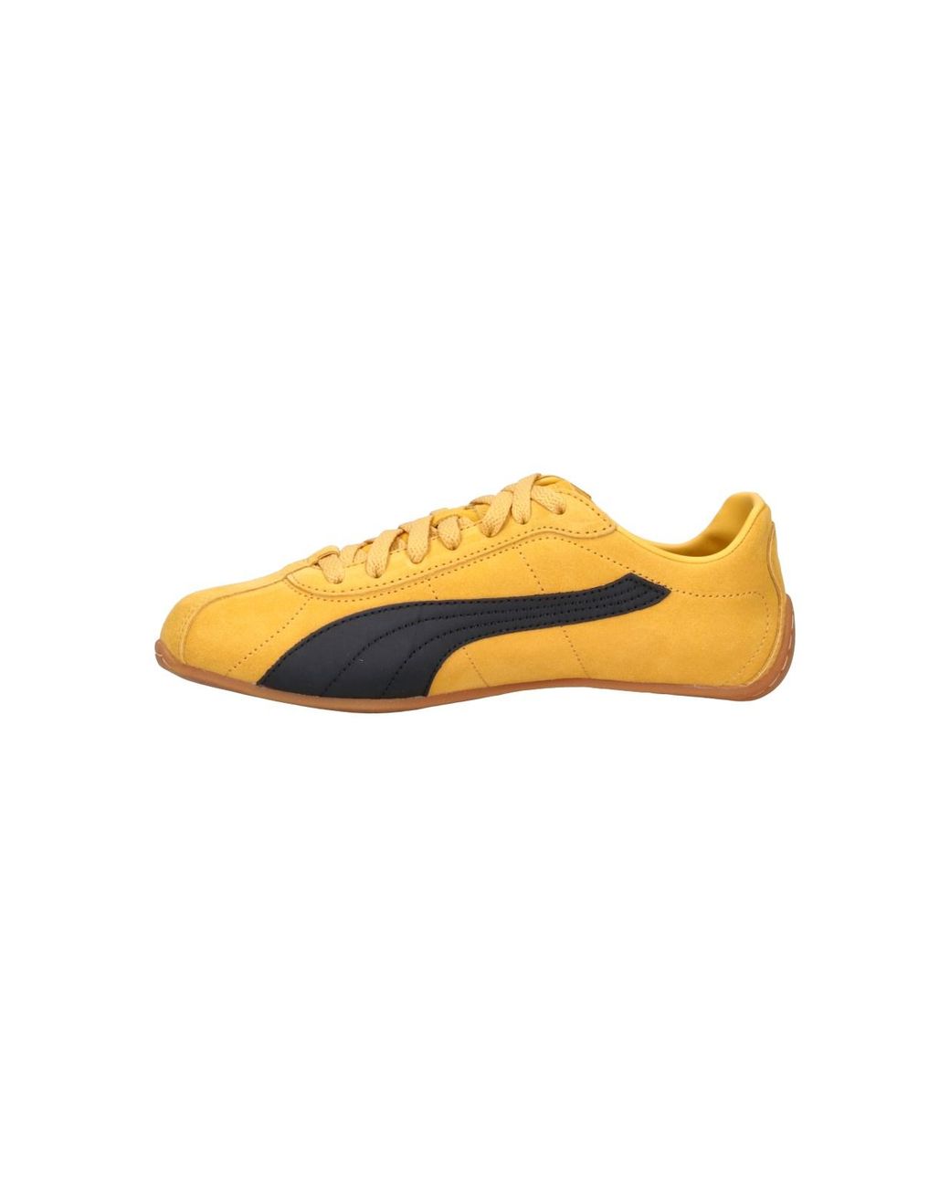 PUMA Yellow Suede Low-Top Sneakers