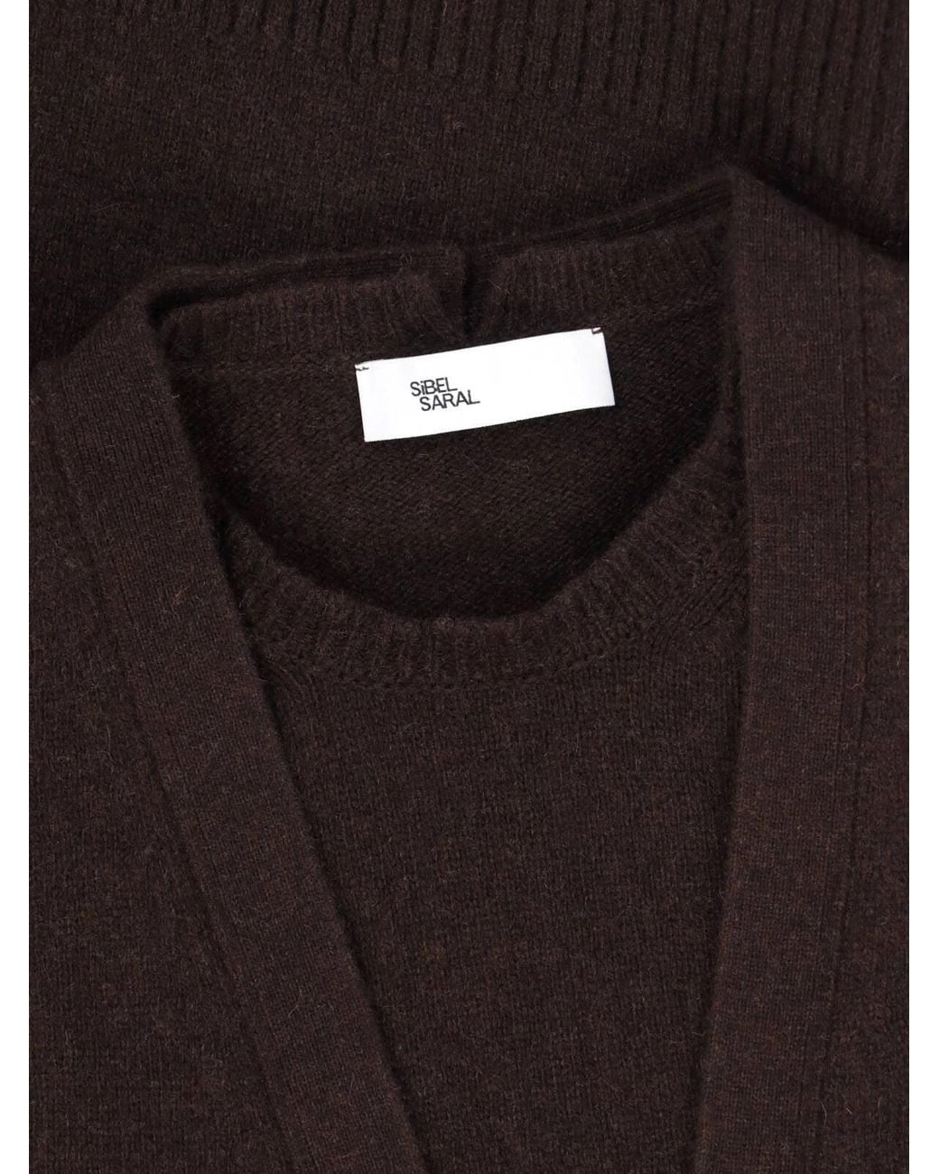 Sibel Saral Black Layered Sweater "Jake"