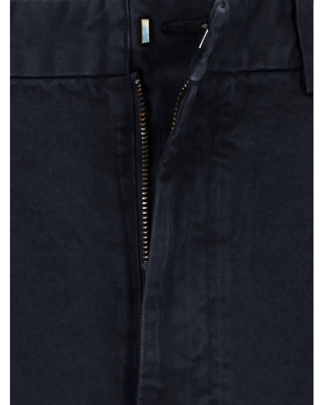 Auralee Blue Straight Pants