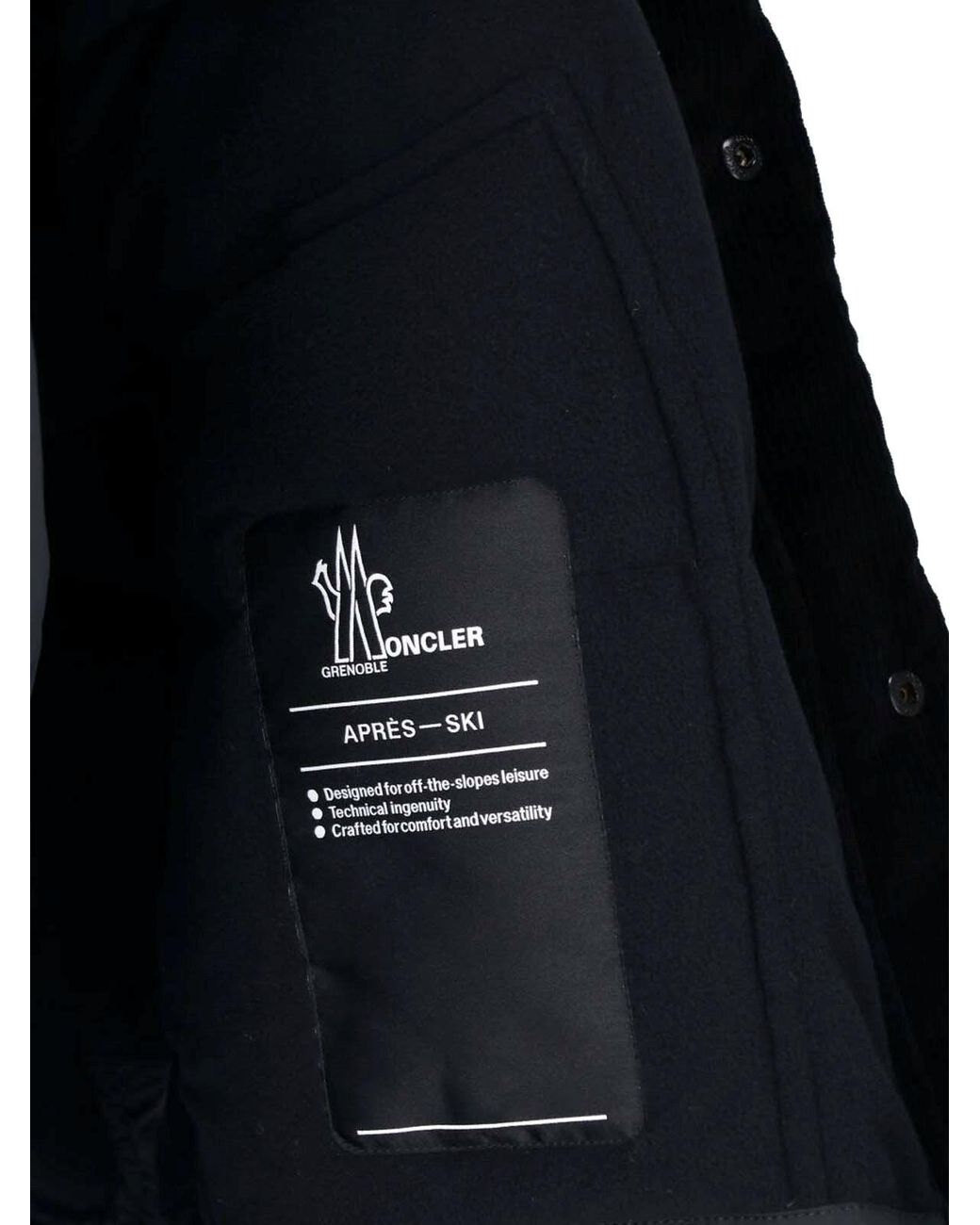 Moncler Blue Padded Vest "Evans" for men