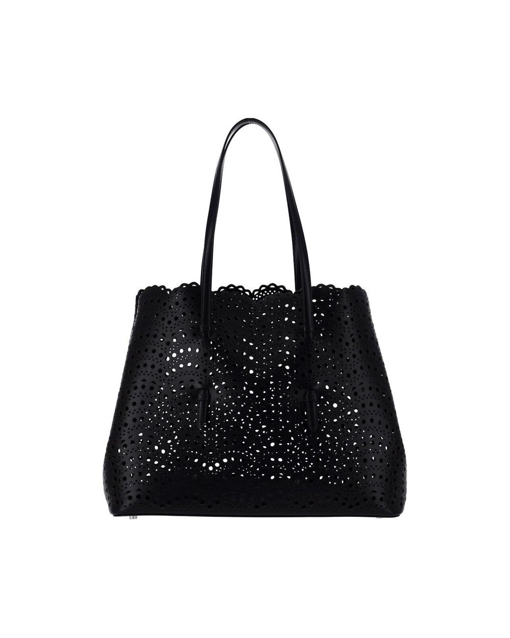 Alaïa Black Tote Bag "Mina 37"