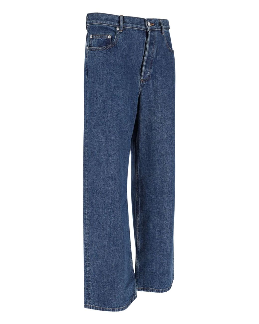 A.P.C. Blue Straight Jeans for men
