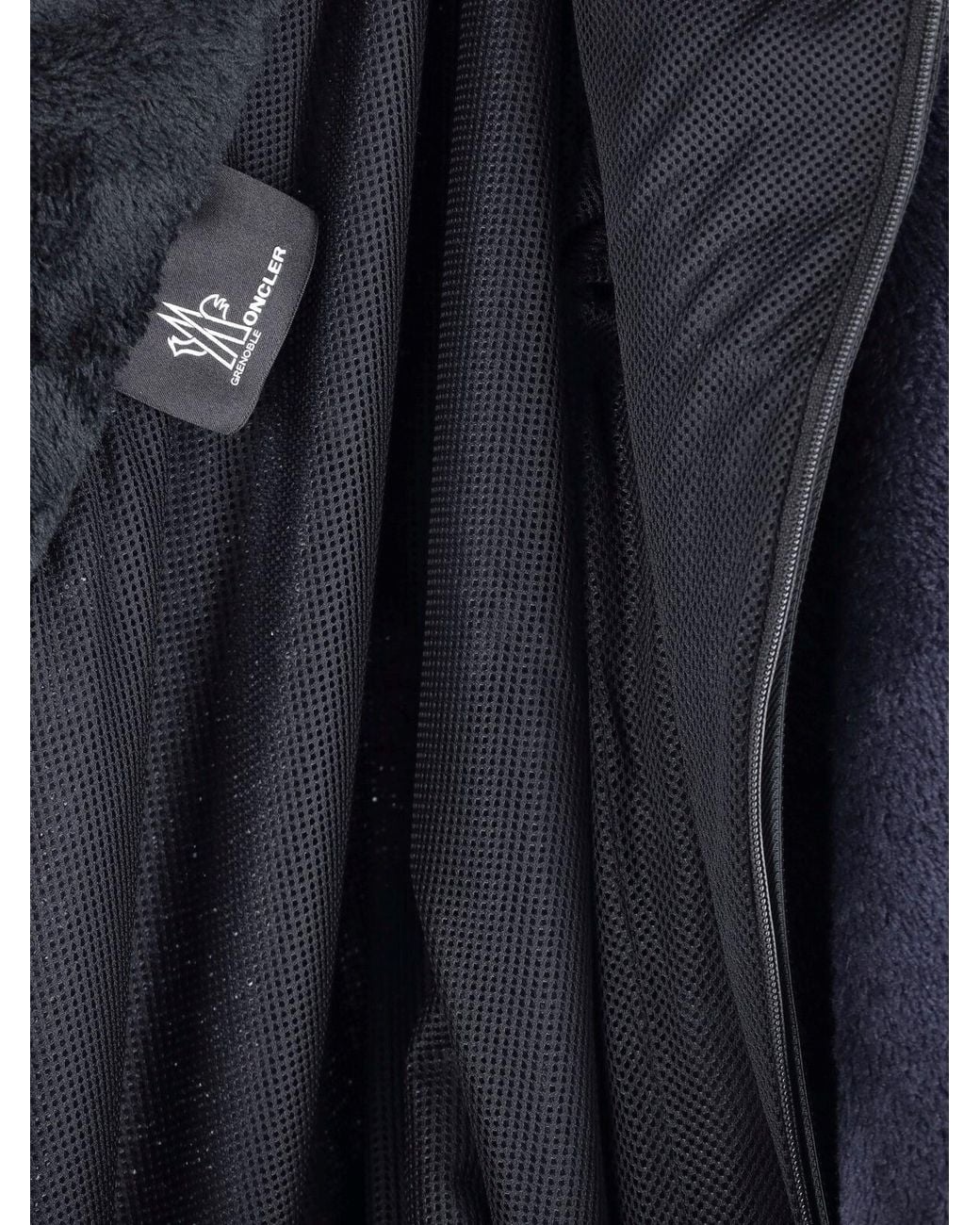 Moncler Blue Polartec Sweatshirt for men