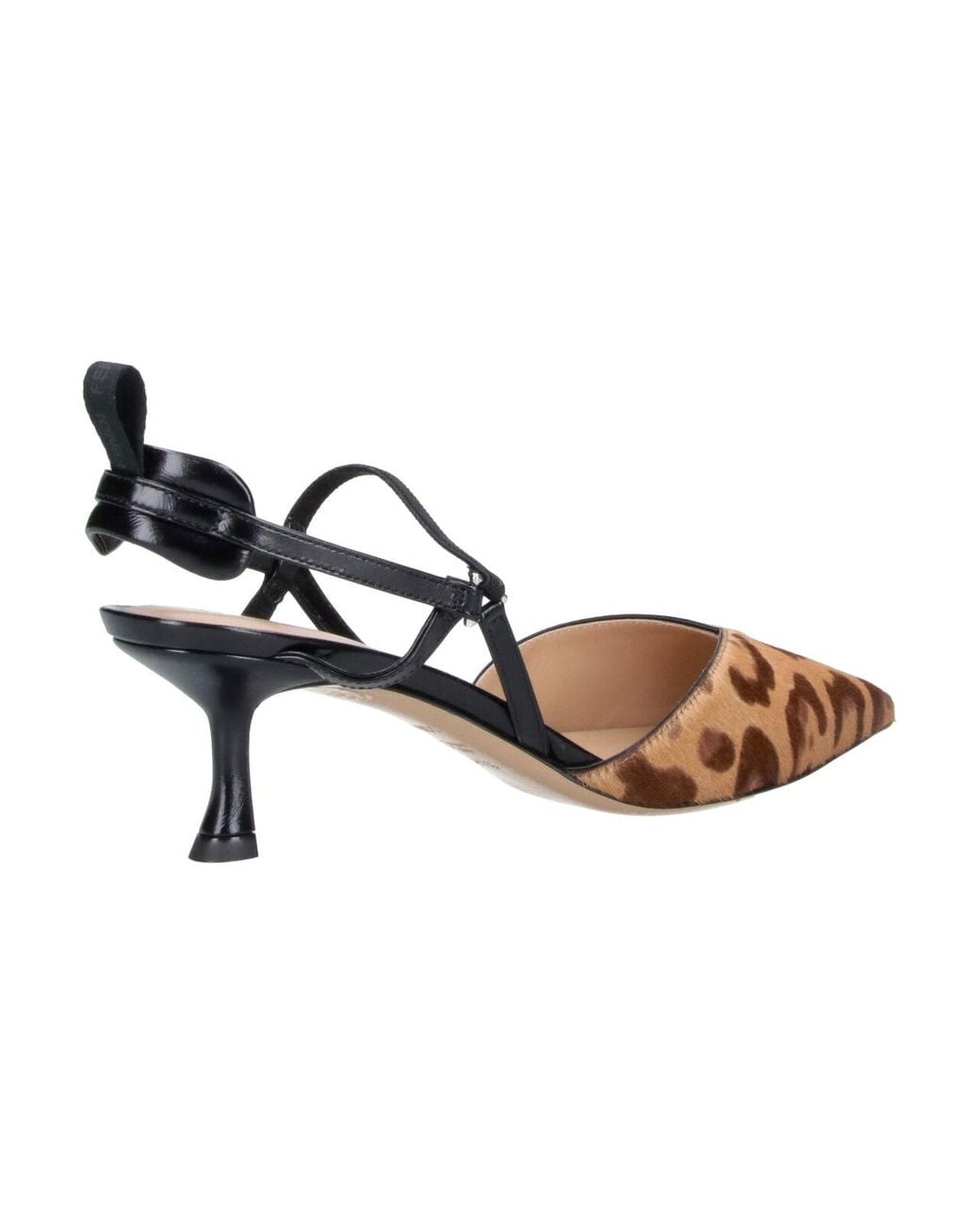 Fendi Brown Slingback Pumps “Very Colibrì”