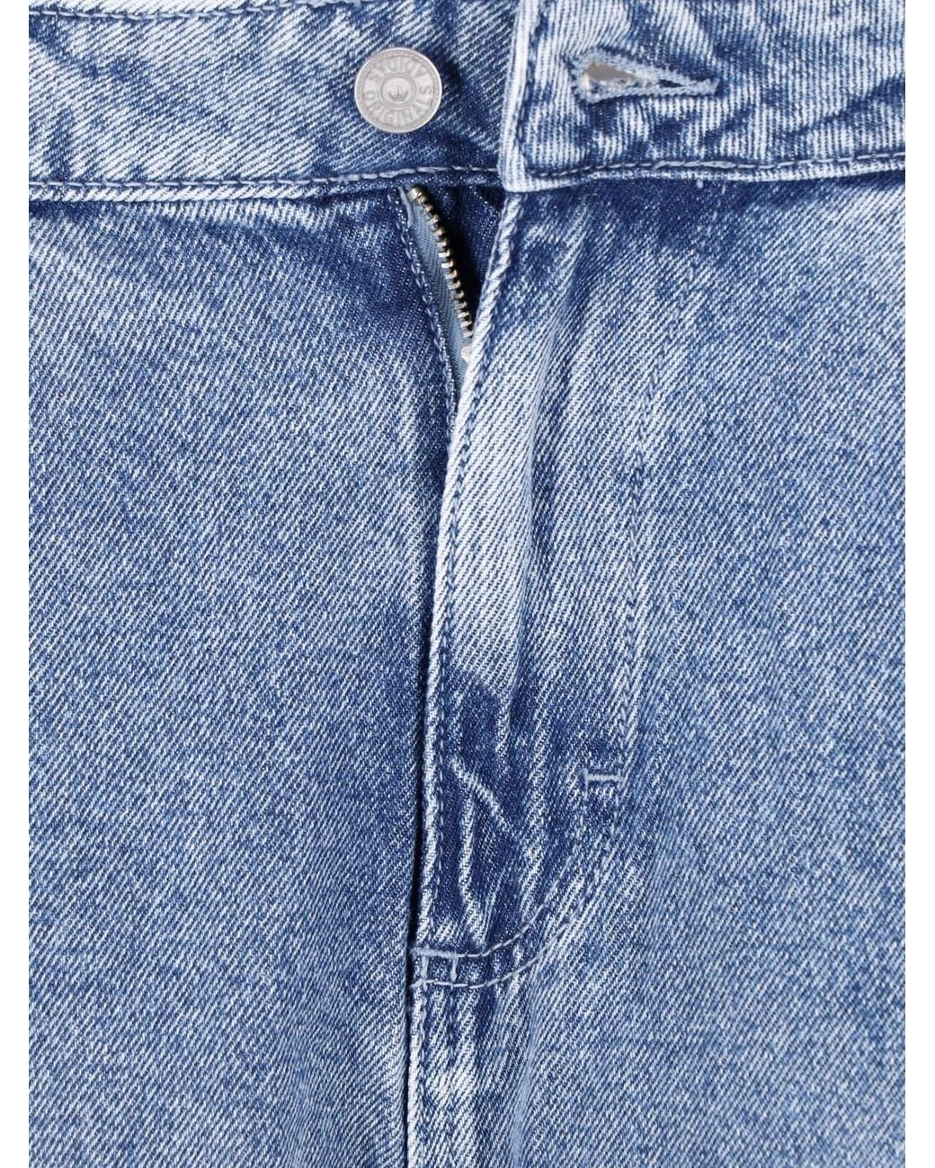 Adidas Blue Wide Jeans "Adilenium Season 6"