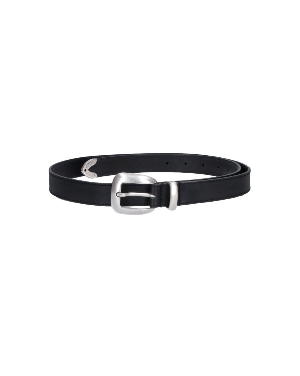 MOLEBO Black Leather Belt