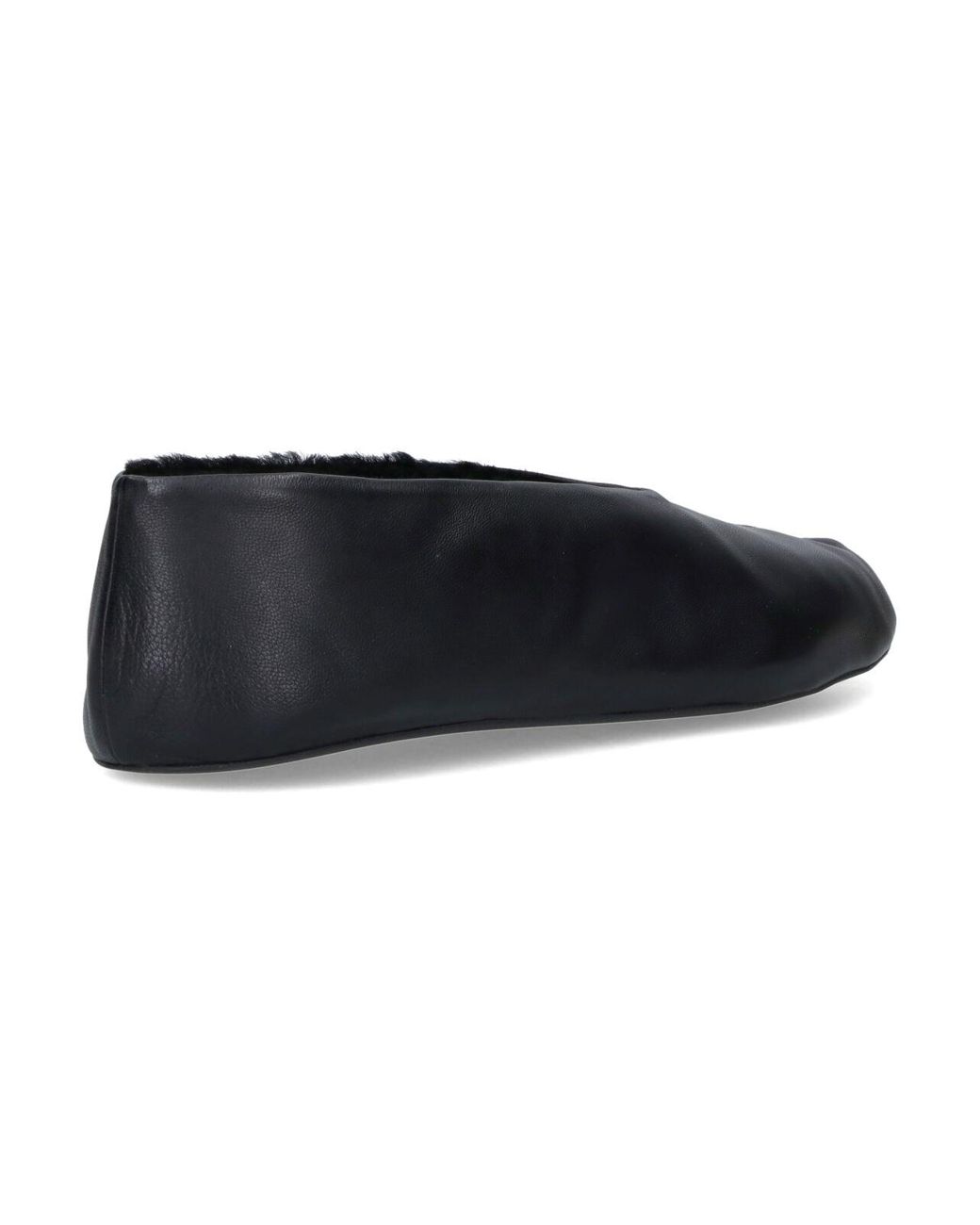 The Row Black "Stella" Ballet Flats