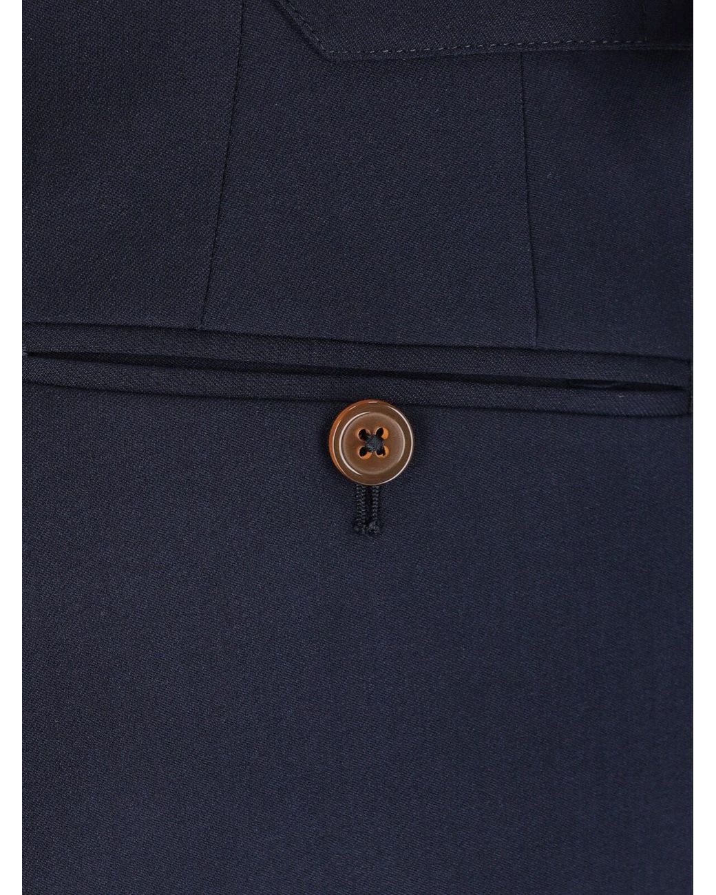 Vivienne Westwood Blue Tailored Straight-Leg Trousers for men
