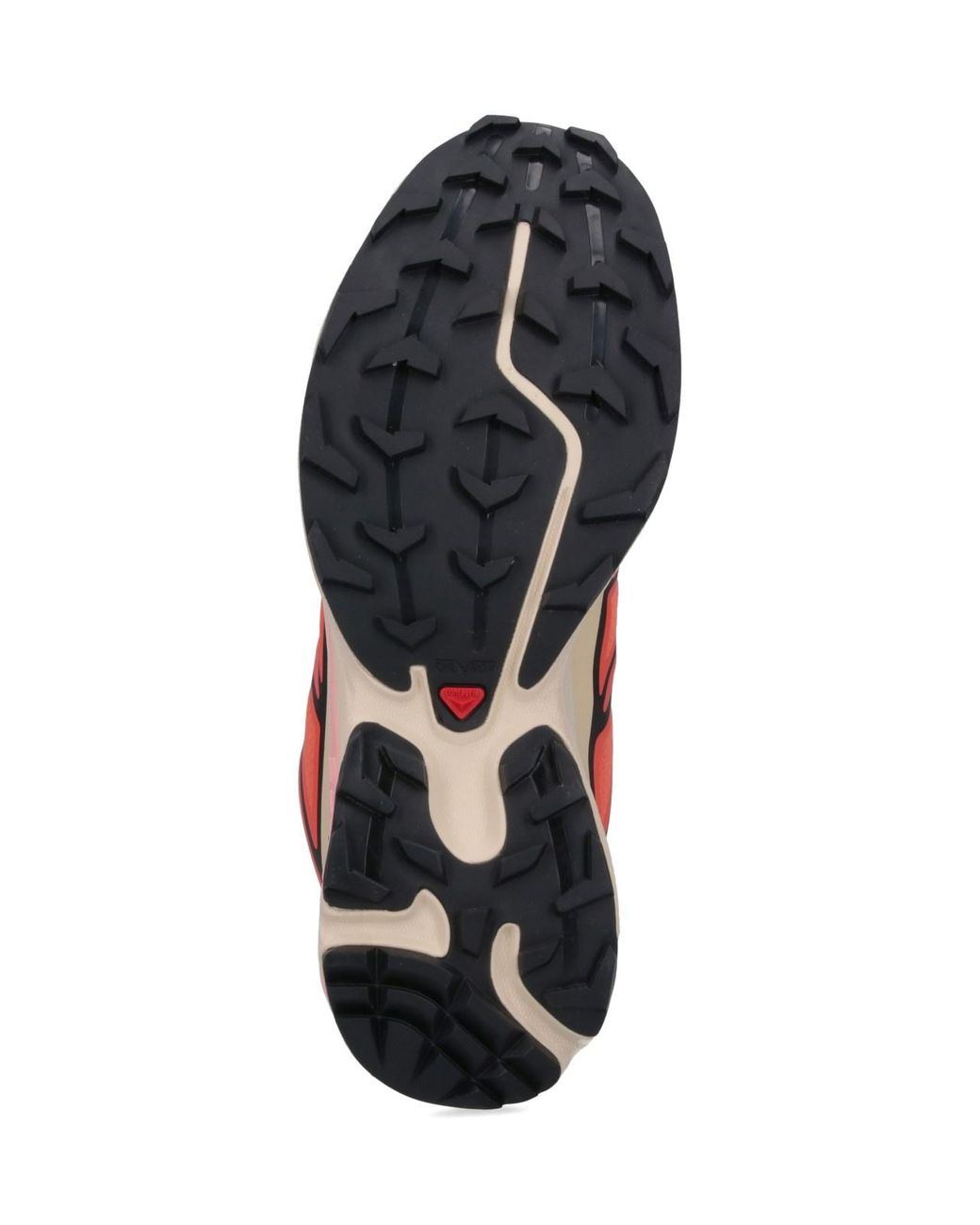 Salomon Red Sneakers Tessuto