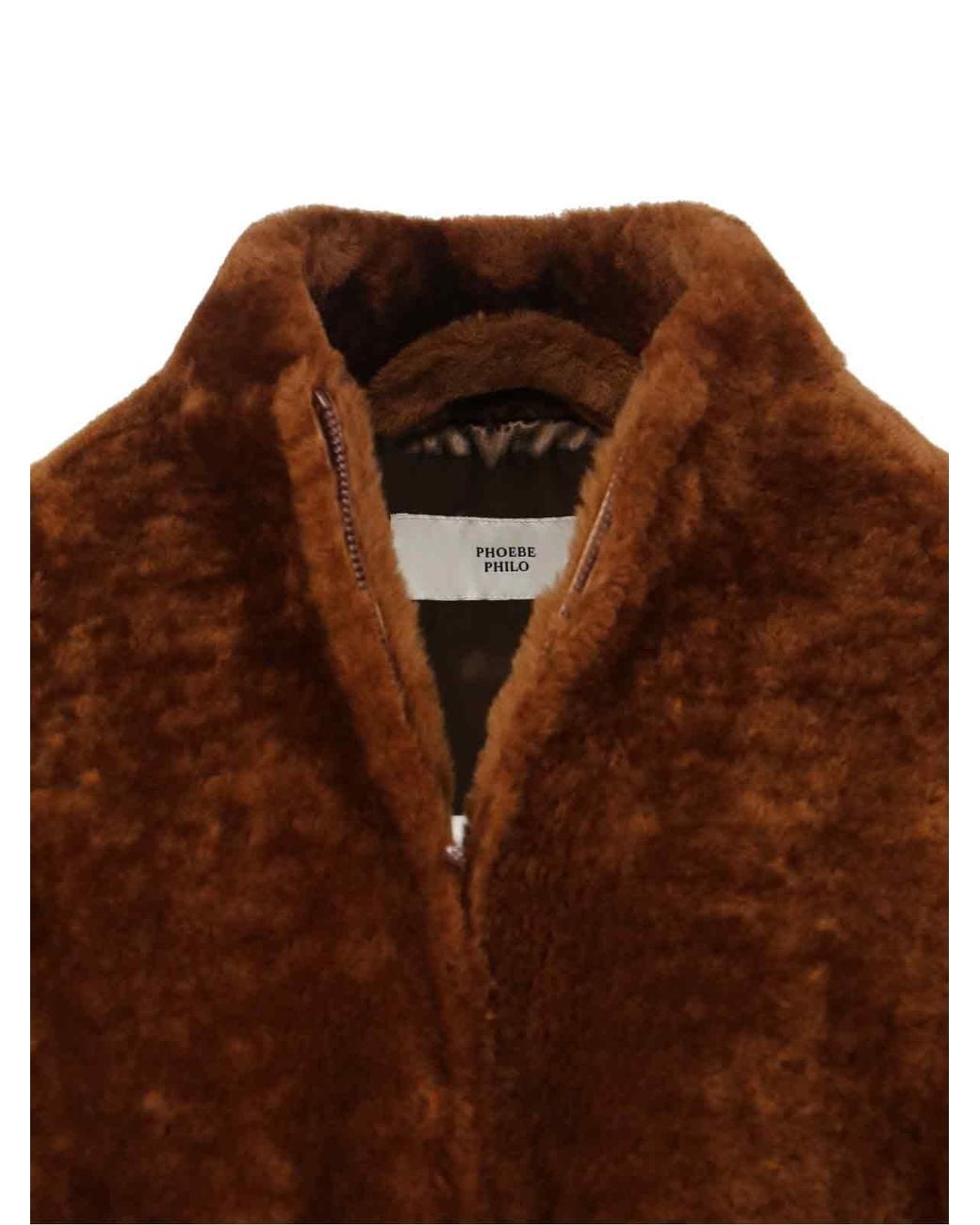 Phoebe Philo Brown "Super Soft" Bomber Jacket