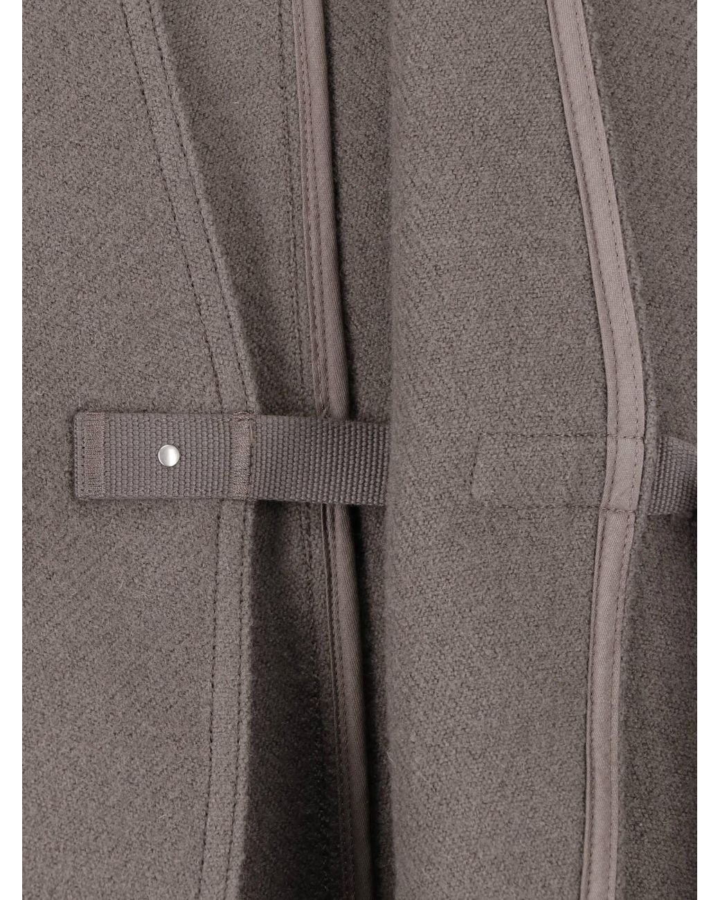 Rick Owens Gray Coat "Ls Lab"