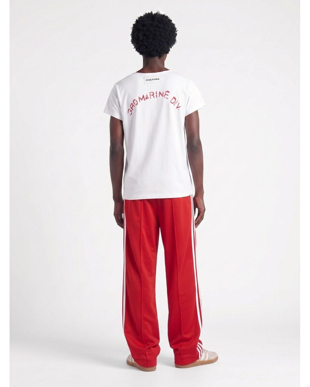 Cultura White T-Shirt Logo for men