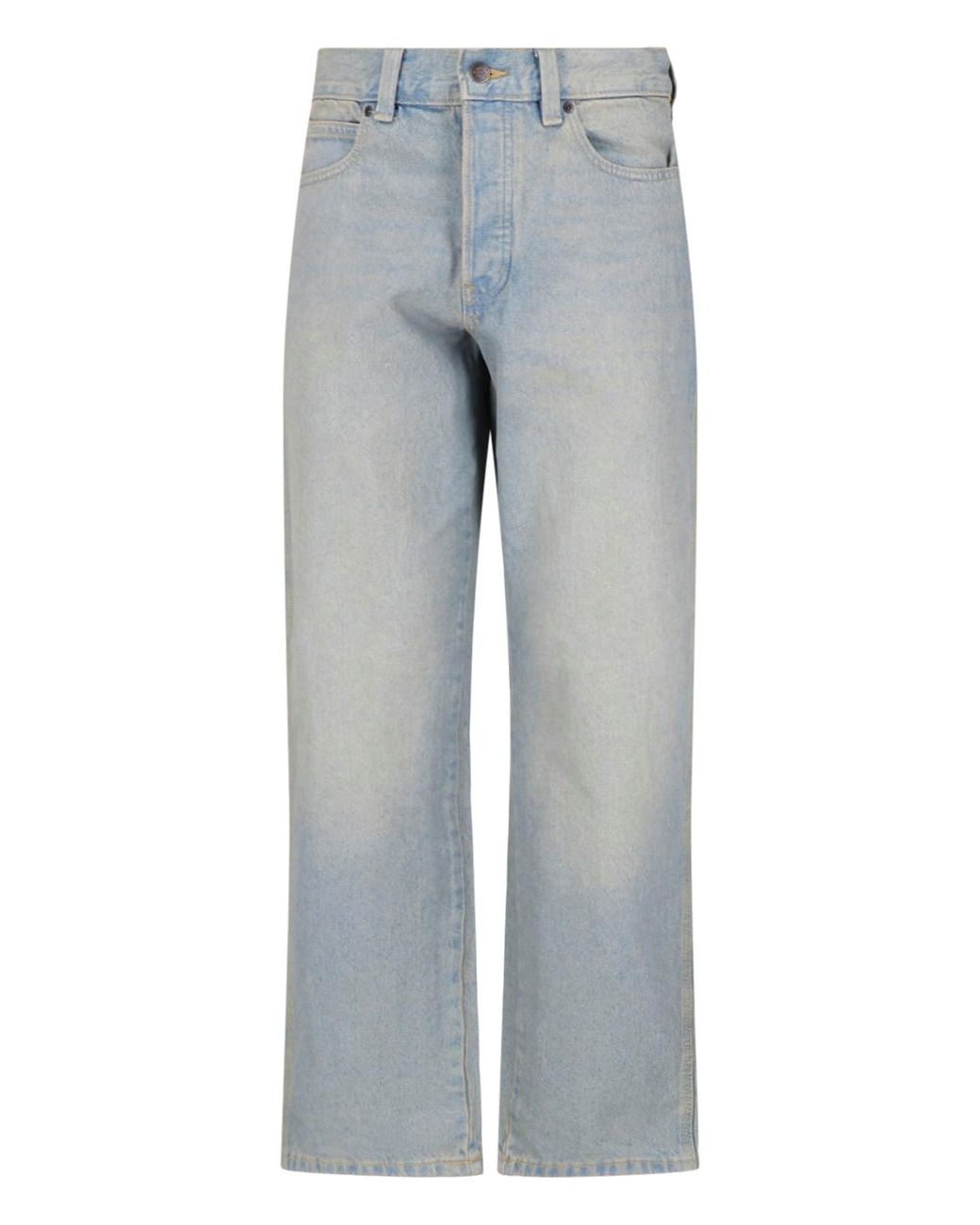 Dickies Gray Relaxed Straight-Leg Jeans for men