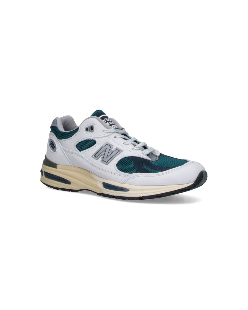 New Balance Blue 991 Mesh Running Sneakers