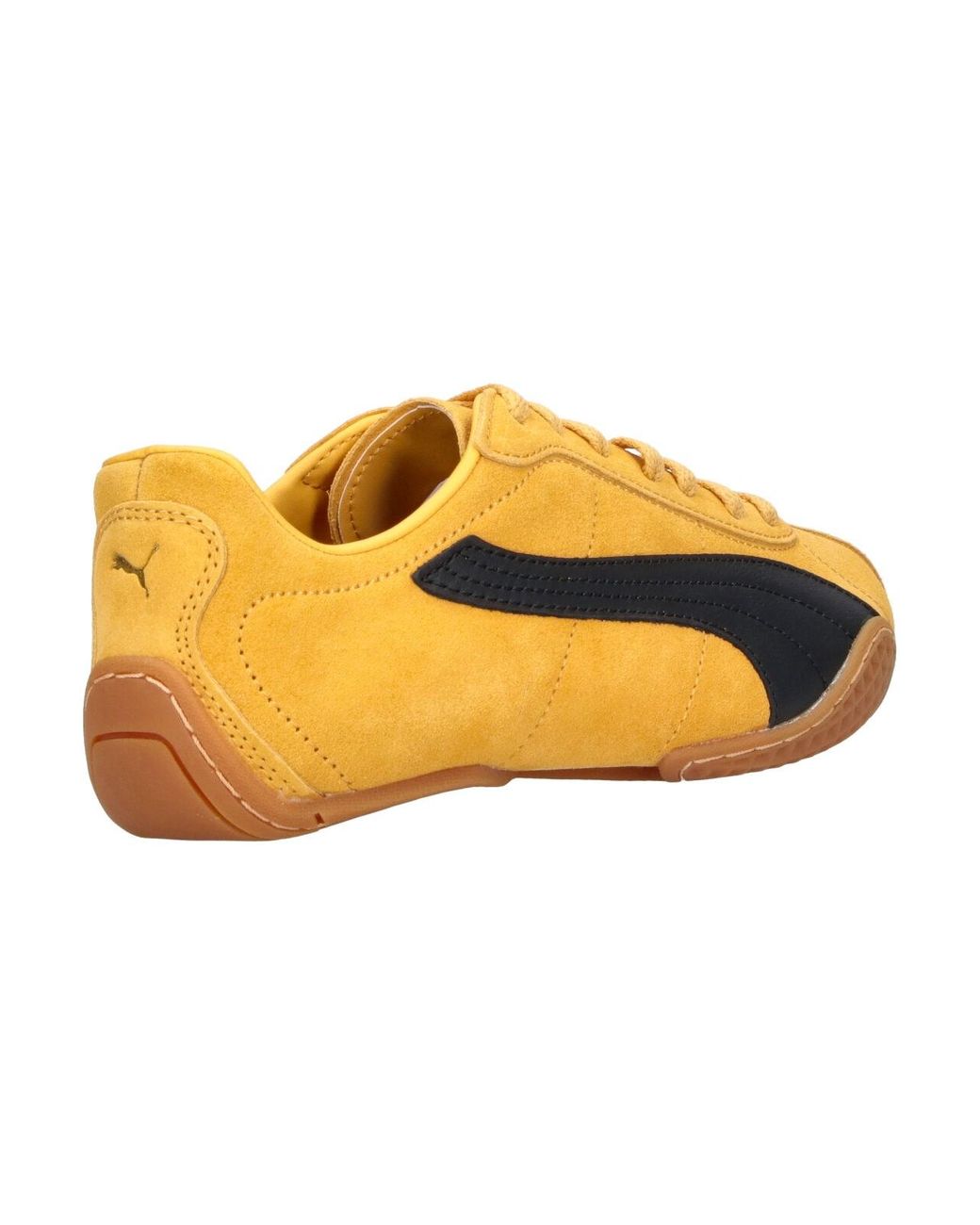 PUMA Yellow Suede Low-Top Sneakers