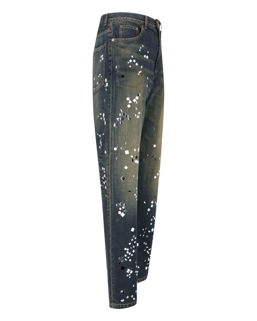 Maison Mihara Yasuhiro Blue Jeans Cotton for men