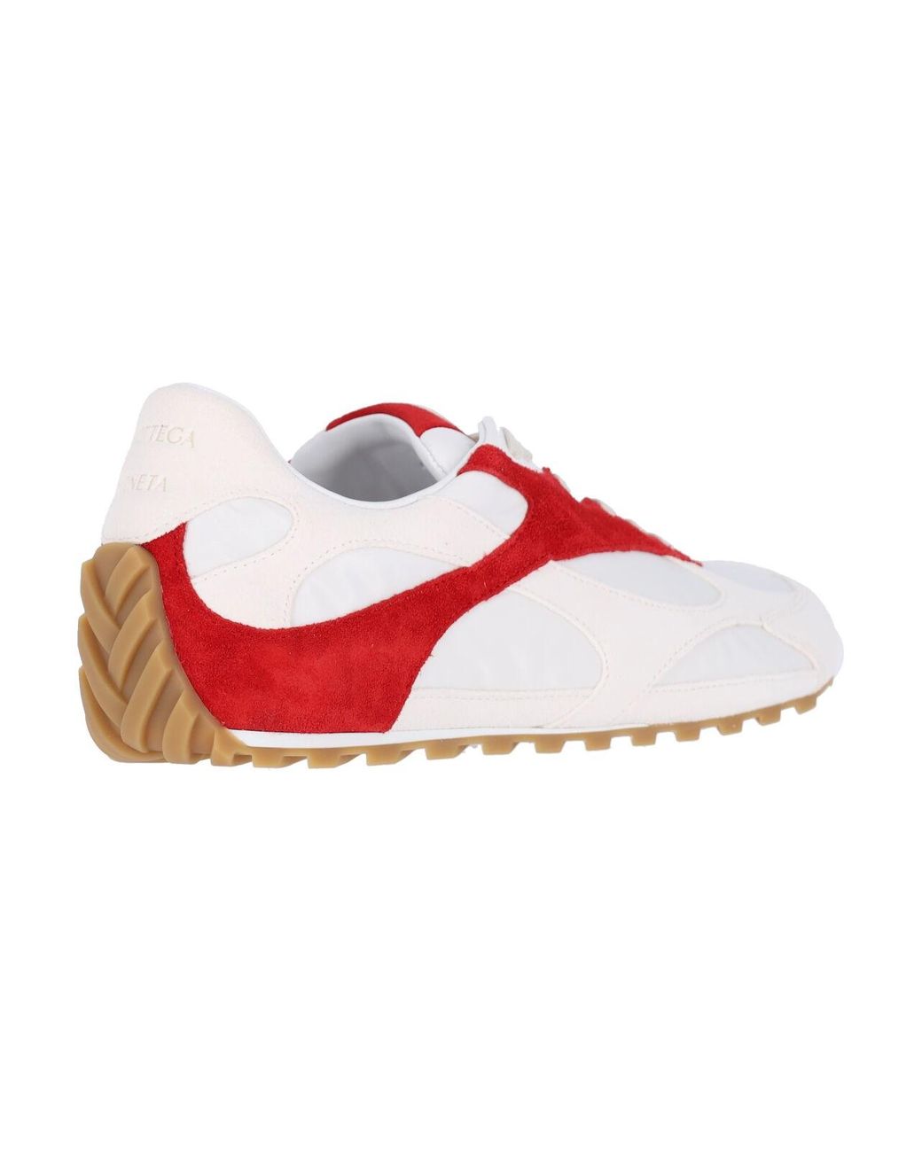 Bottega Veneta Red Orbit Flash Sneaker Soft Suede Nylon Nappa for men