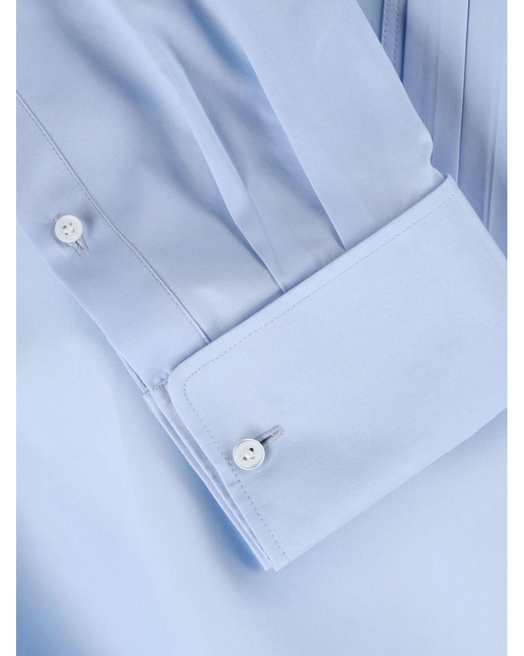 Camicia In Cotone di Fendi in Blue da Uomo