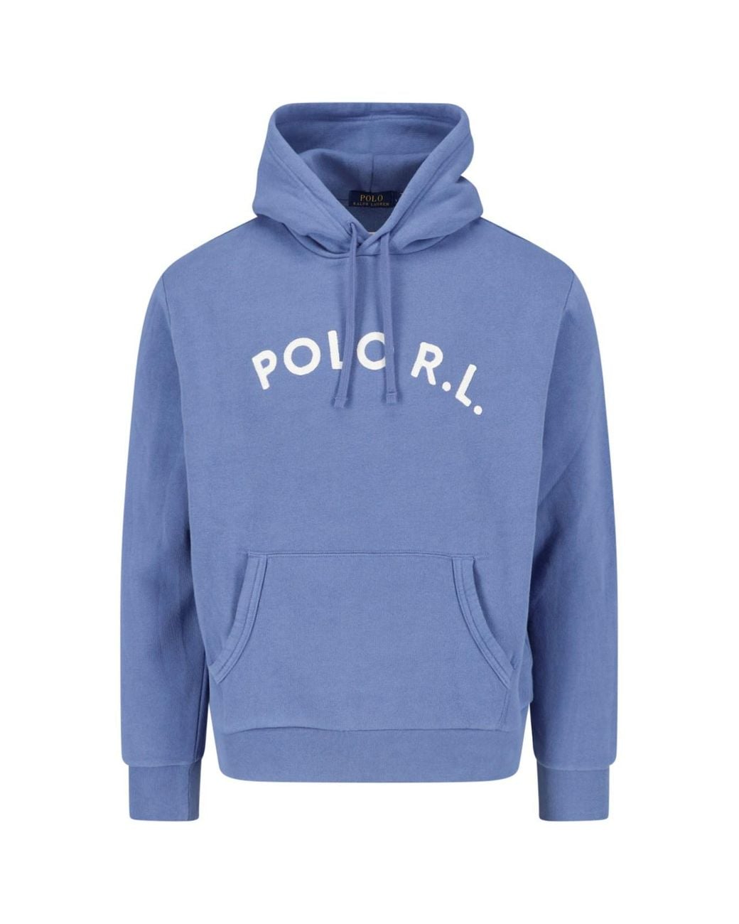 Polo Ralph Lauren Blue Hooded Sweatshirt Logo for men